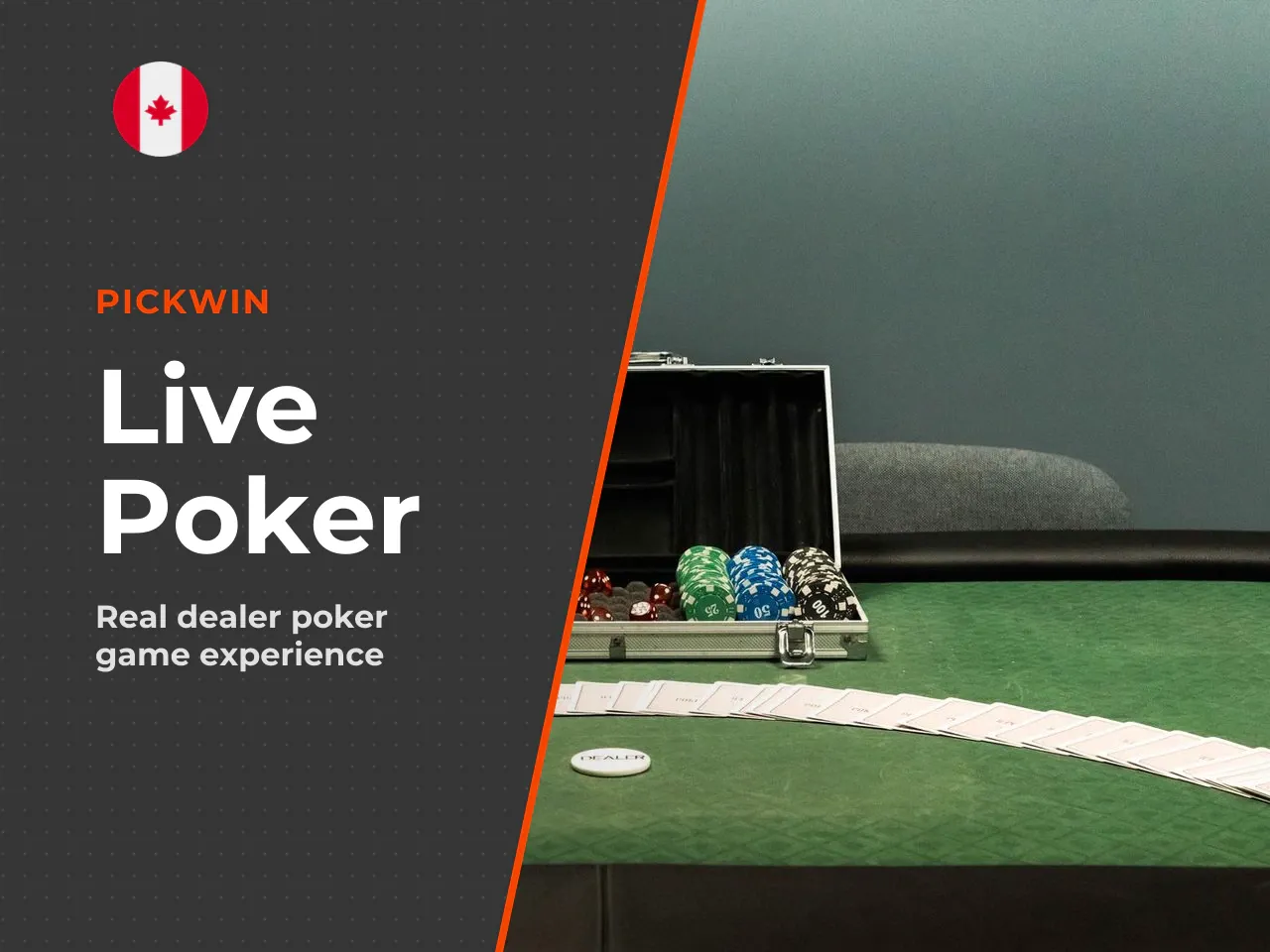 Poker live dealer and live casino