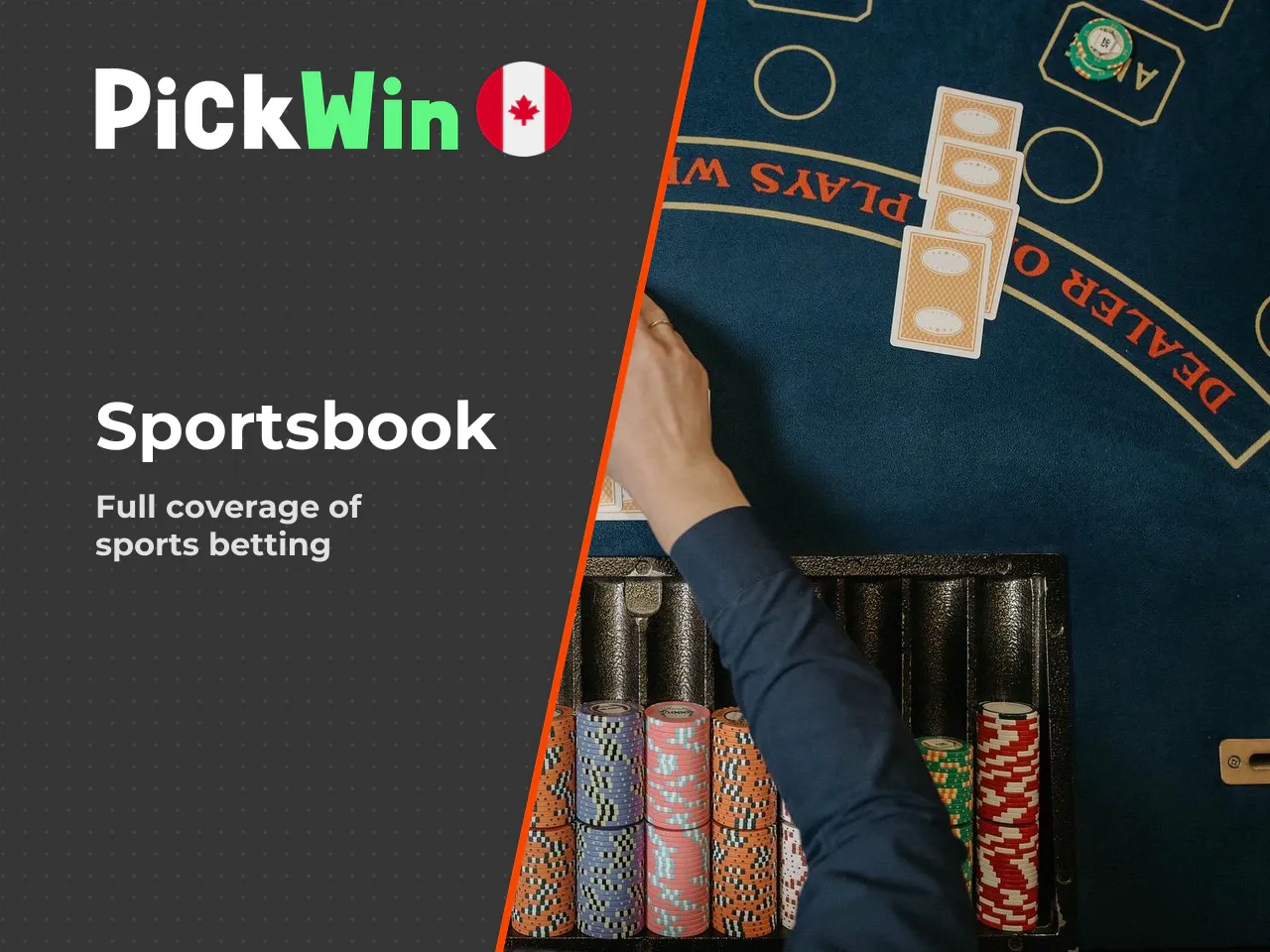 Sportsbook. Pickwin is, in origin and