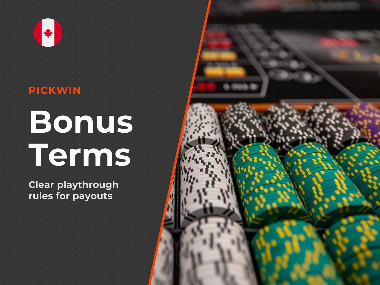 Pickwin Bonus Conditions Wagering, Limits and