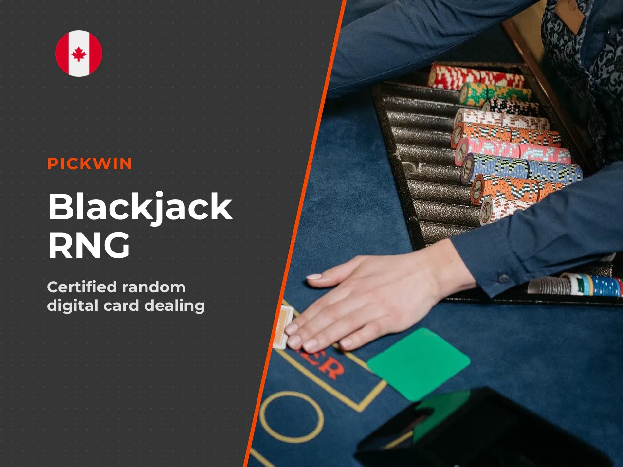 RNG Blackjack and Digital Card Dealing