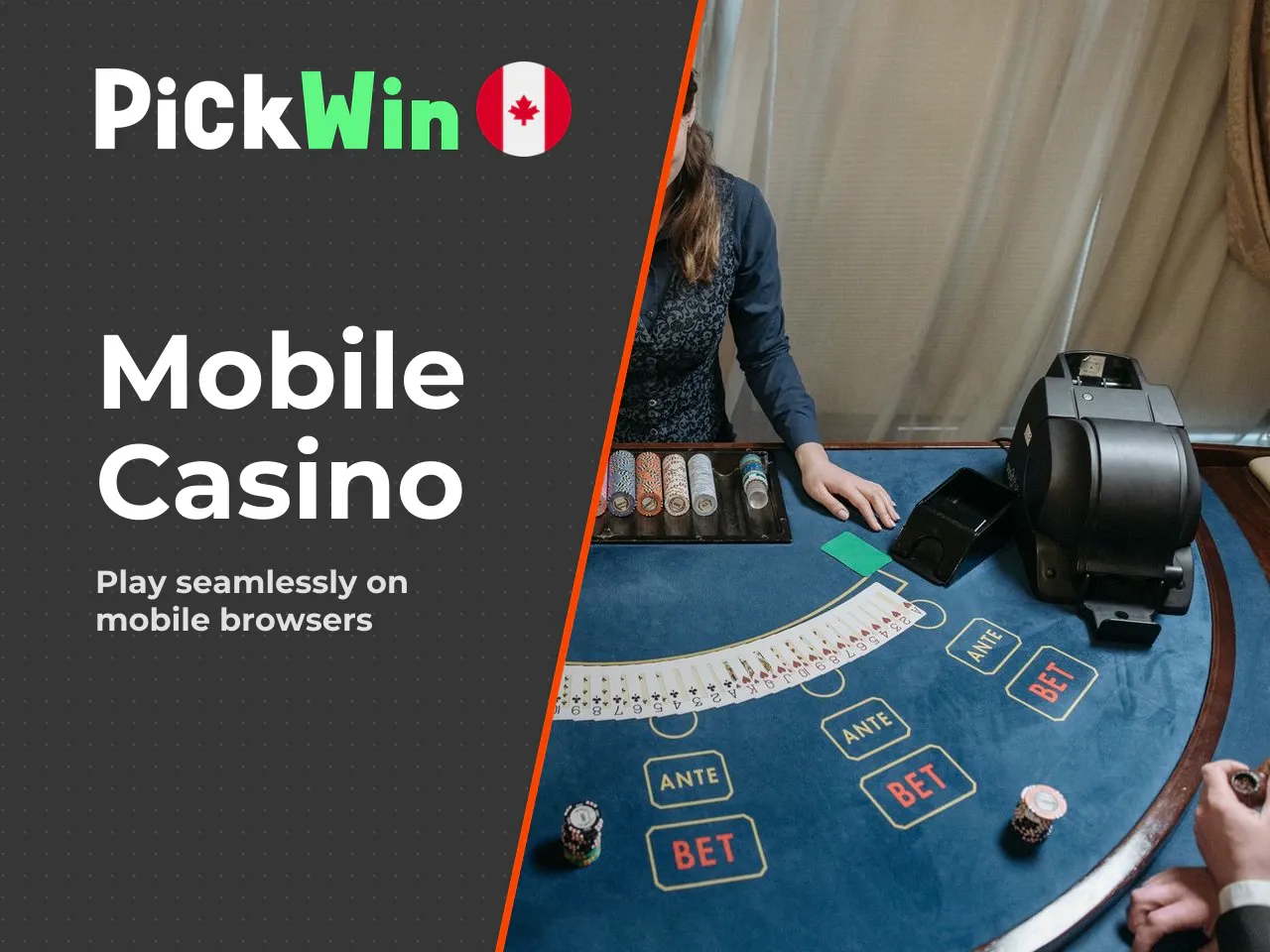 Mobile Casino Site, App and Navigation